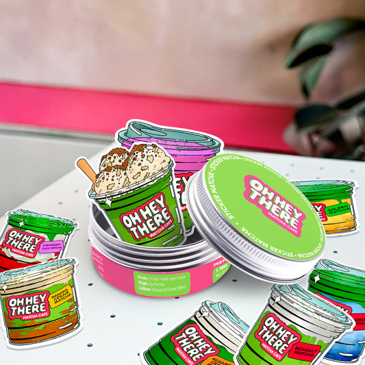 Sticker Matcha Tin Can ✨