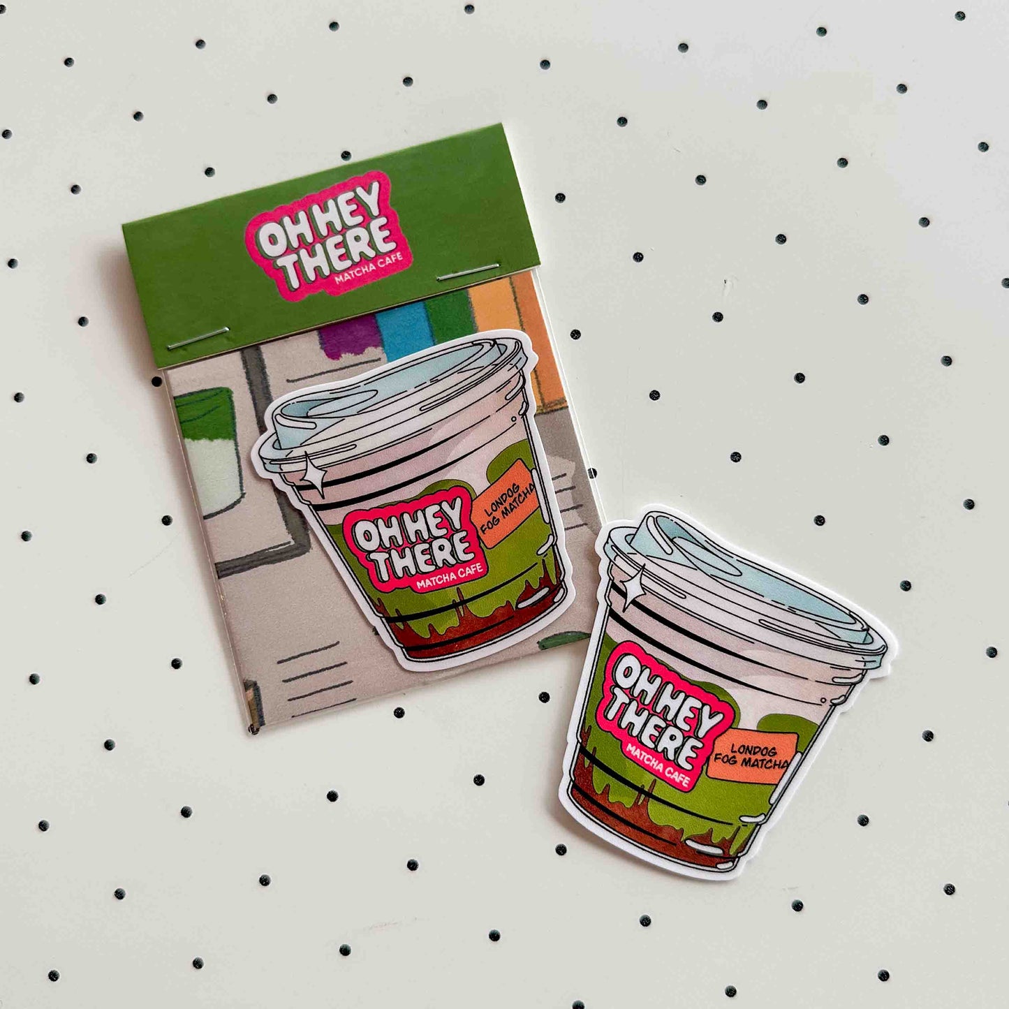 London Fog Matcha - Drink Sticker