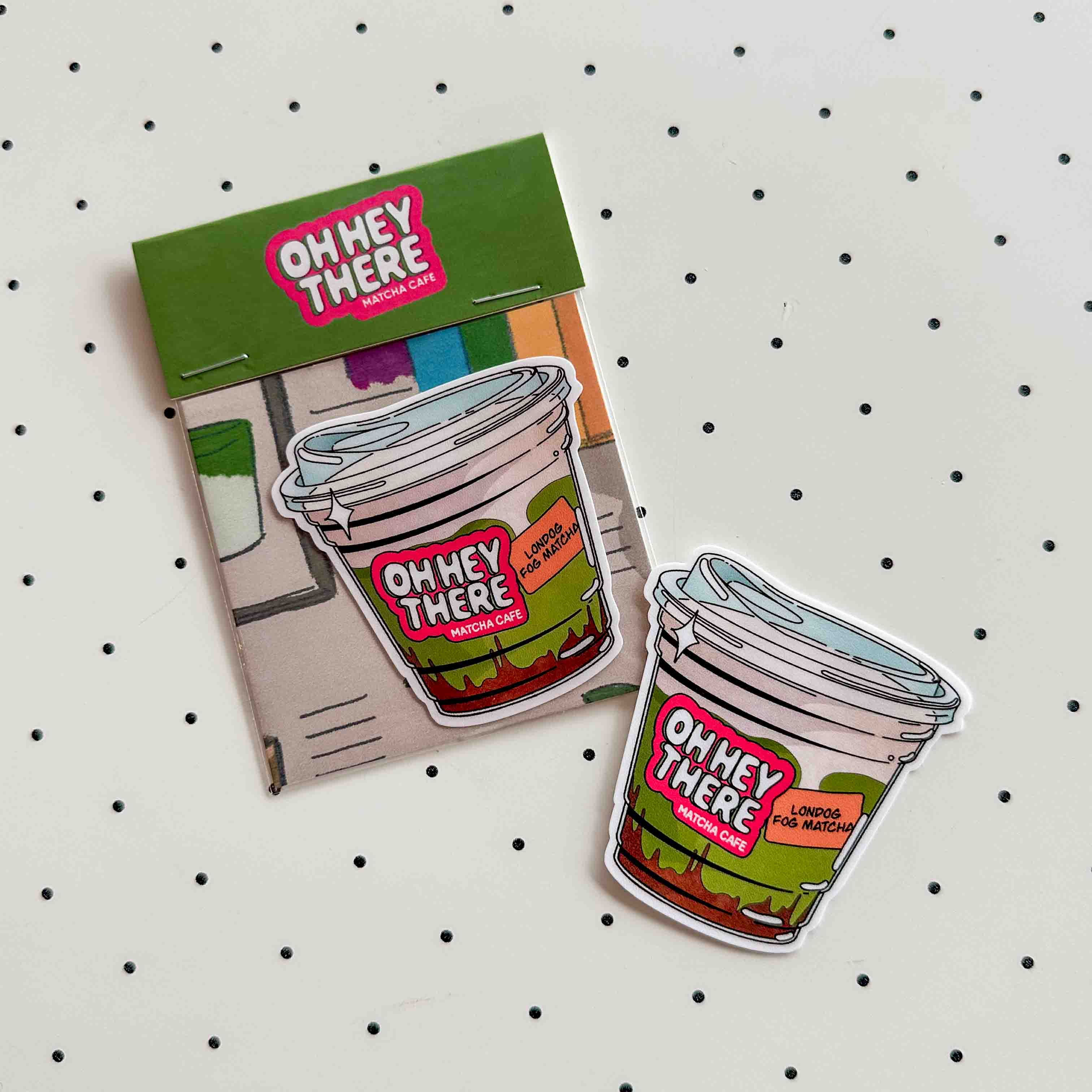 London Fog Matcha - Drink Sticker