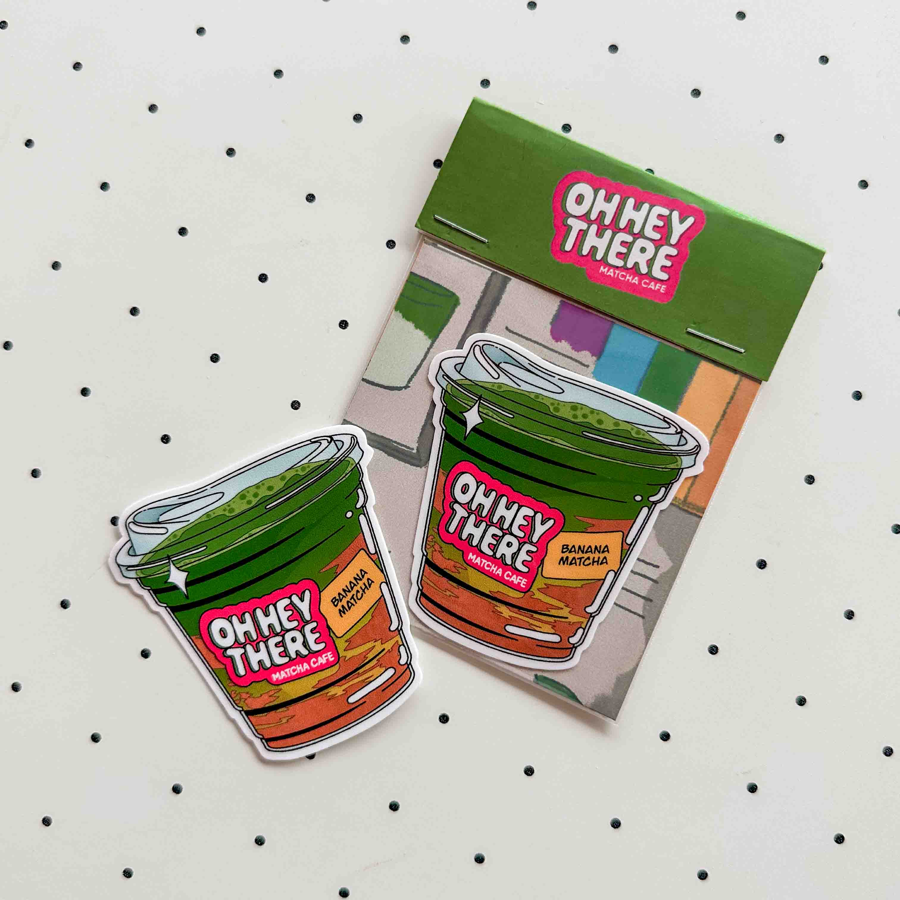 Banana Matcha - Drink Sticker