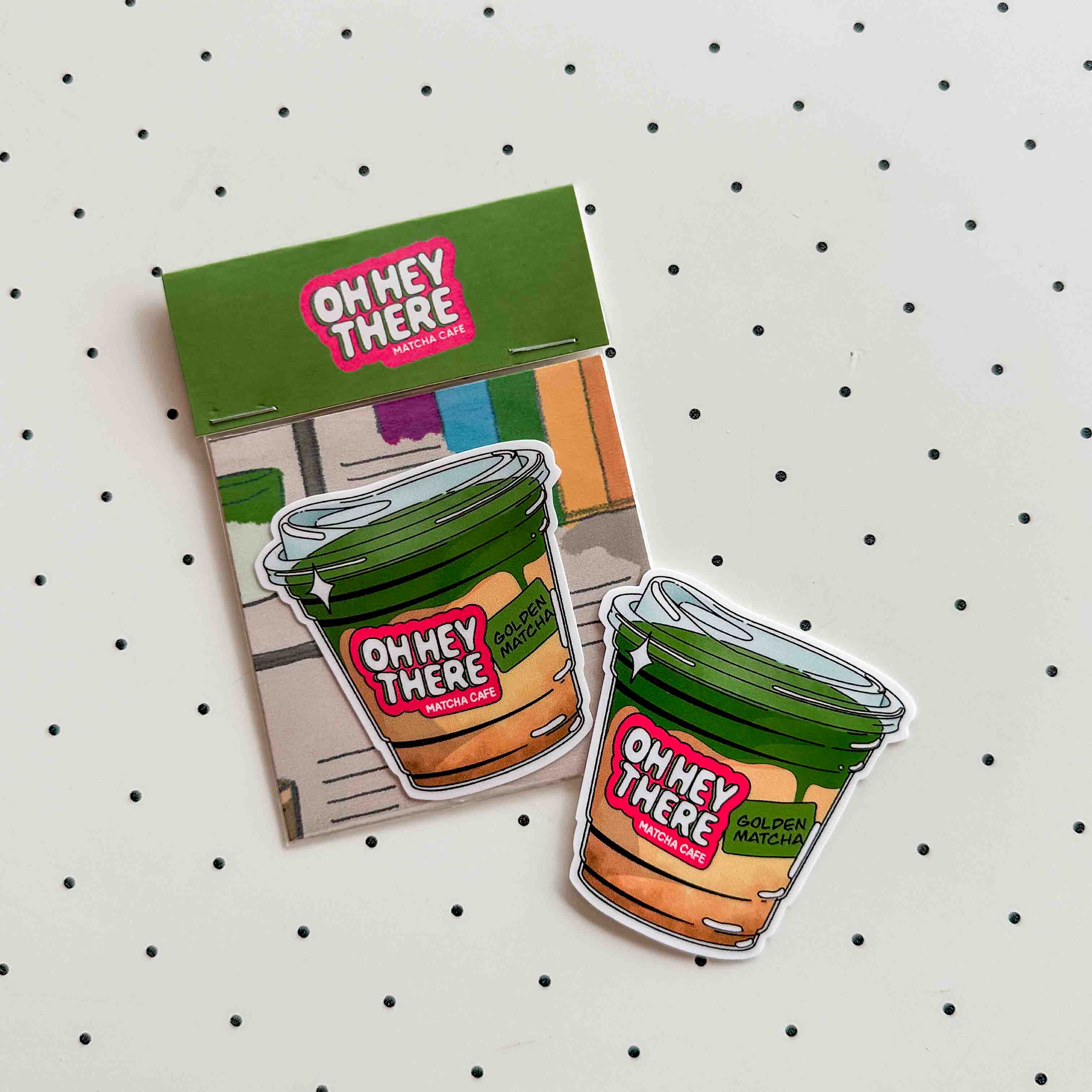 Golden Matcha - Drink Sticker