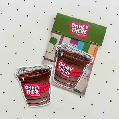 Chocolate Hojicha - Drink Sticker