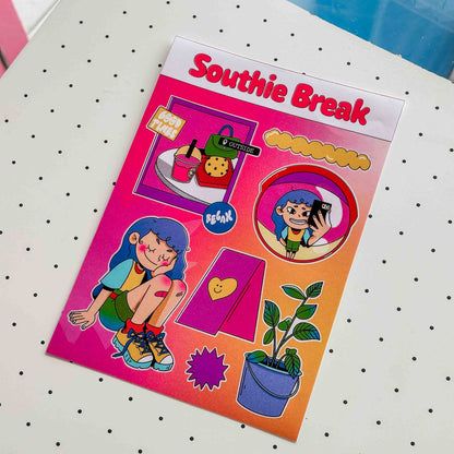 Southie Break - Sticker Sheet