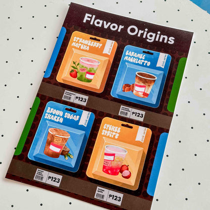 Flavor Origins - Sticker Sheet